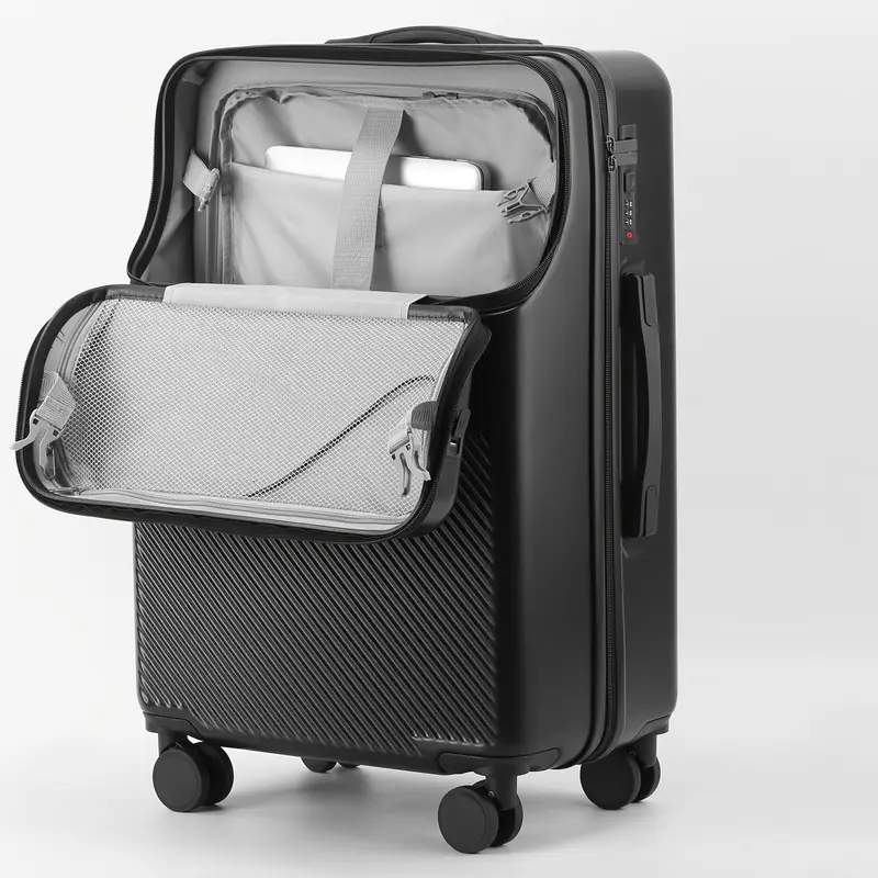 20 Inch Luggage with Password Lock And Wheels | 1pc Travel Function Boarding Case, Big Capacity Suitcase, Suitable for Daily Use As A Neutral Bag