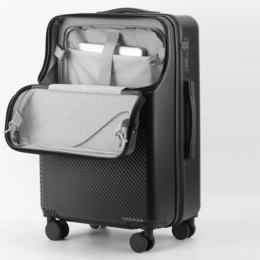 20 Inch Luggage with Password Lock And Wheels | 1pc Travel Function Boarding Case, Big Capacity Suitcase, Suitable for Daily Use As A Neutral Bag