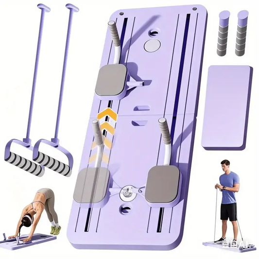 8-In-1 Pilates Board, Portable Home Foldable Pilates Machine, Pilates Equipment, Foldable Pilates Machine,